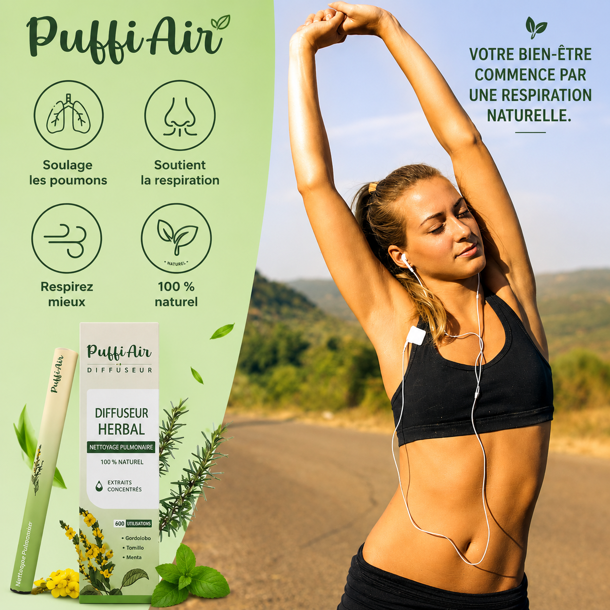 Puffi® – Formule Naturelle 4 en 1 pour Arrêter la Vape.