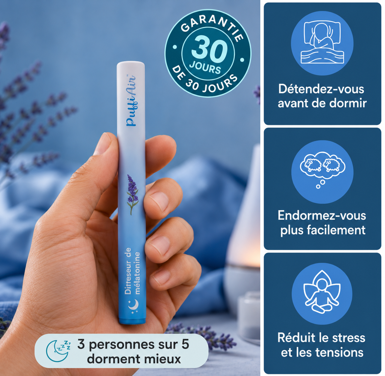 Difusor de Melatonina - 600 Inhalaciones