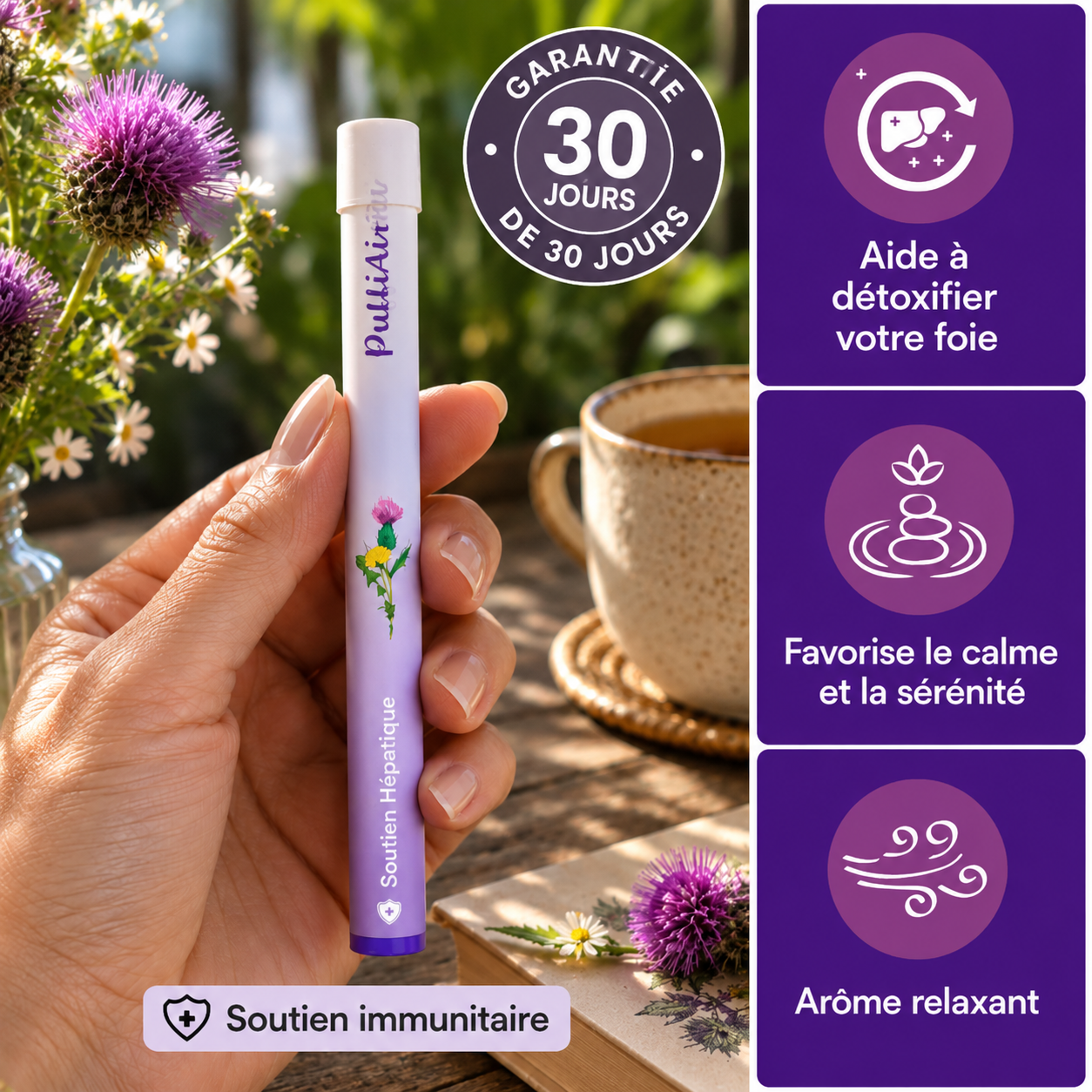 Puffi® – Formule Naturelle 4 en 1 pour Arrêter la Vape.