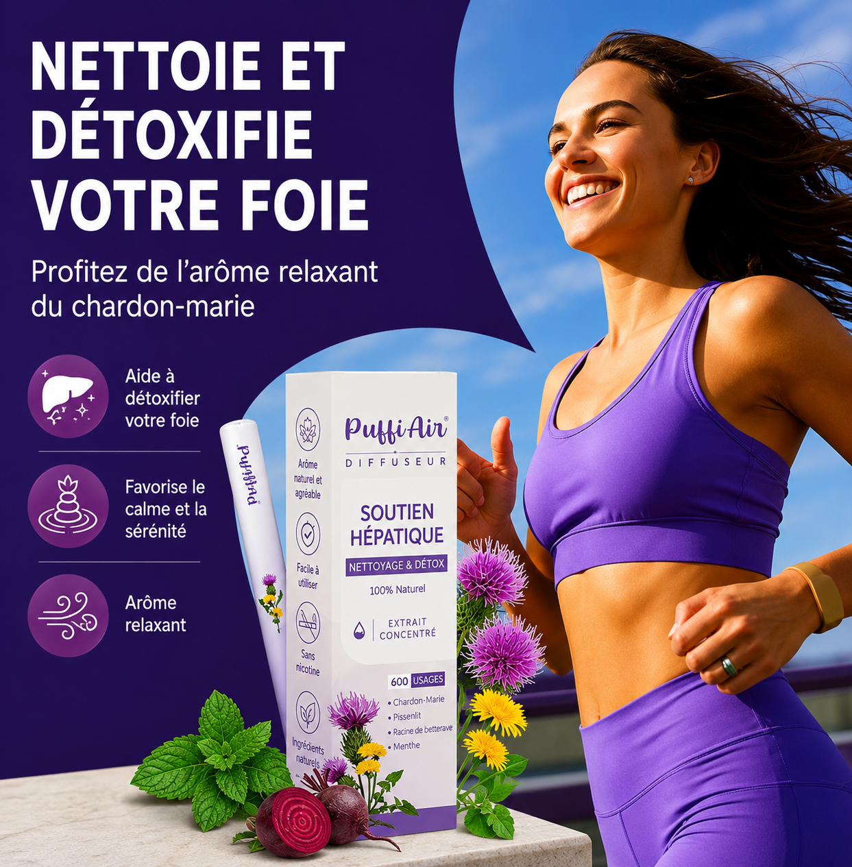 Puffi® – Formule Naturelle 4 en 1 pour Arrêter la Vape.